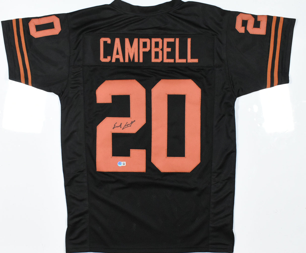 Earl Campbell Autographed Black College Style - Beckett W Hologram