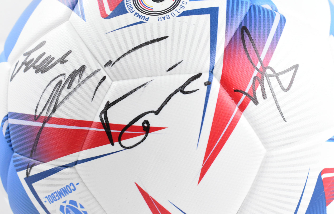 Marquinhos/Pepe/Paqueta/Martinelli/Ederson/Magalhaes Autographed Soccer Ball JSA