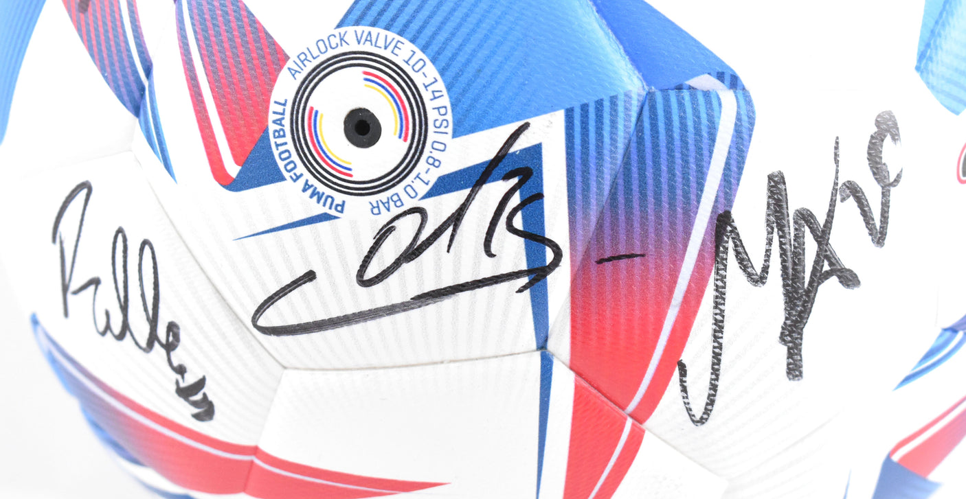 Araujo/ C. Olivera/ E. Martinez/ M. Ugarte/A. Canobbio Signed Soccer Ball JSA