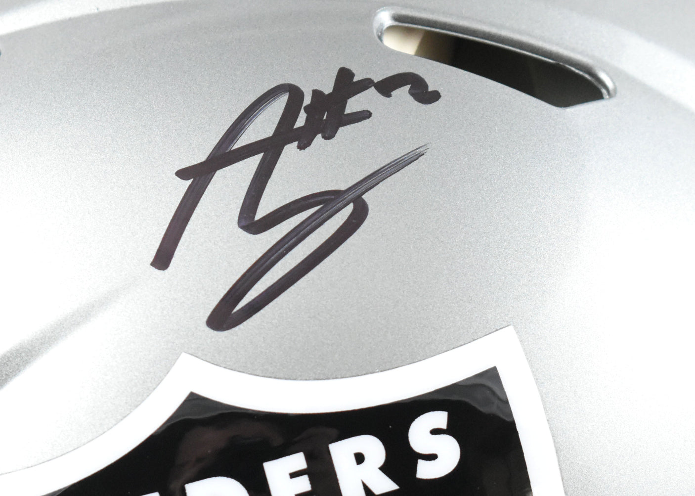 Ashton Jeanty Signed Raiders F/S Flash Speed Authentic Helmet-Beckett W Hologram