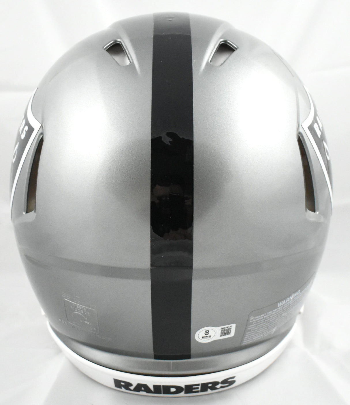 Ashton Jeanty Signed Raiders F/S Flash Speed Auth Helmet-Beckett W *Damaged