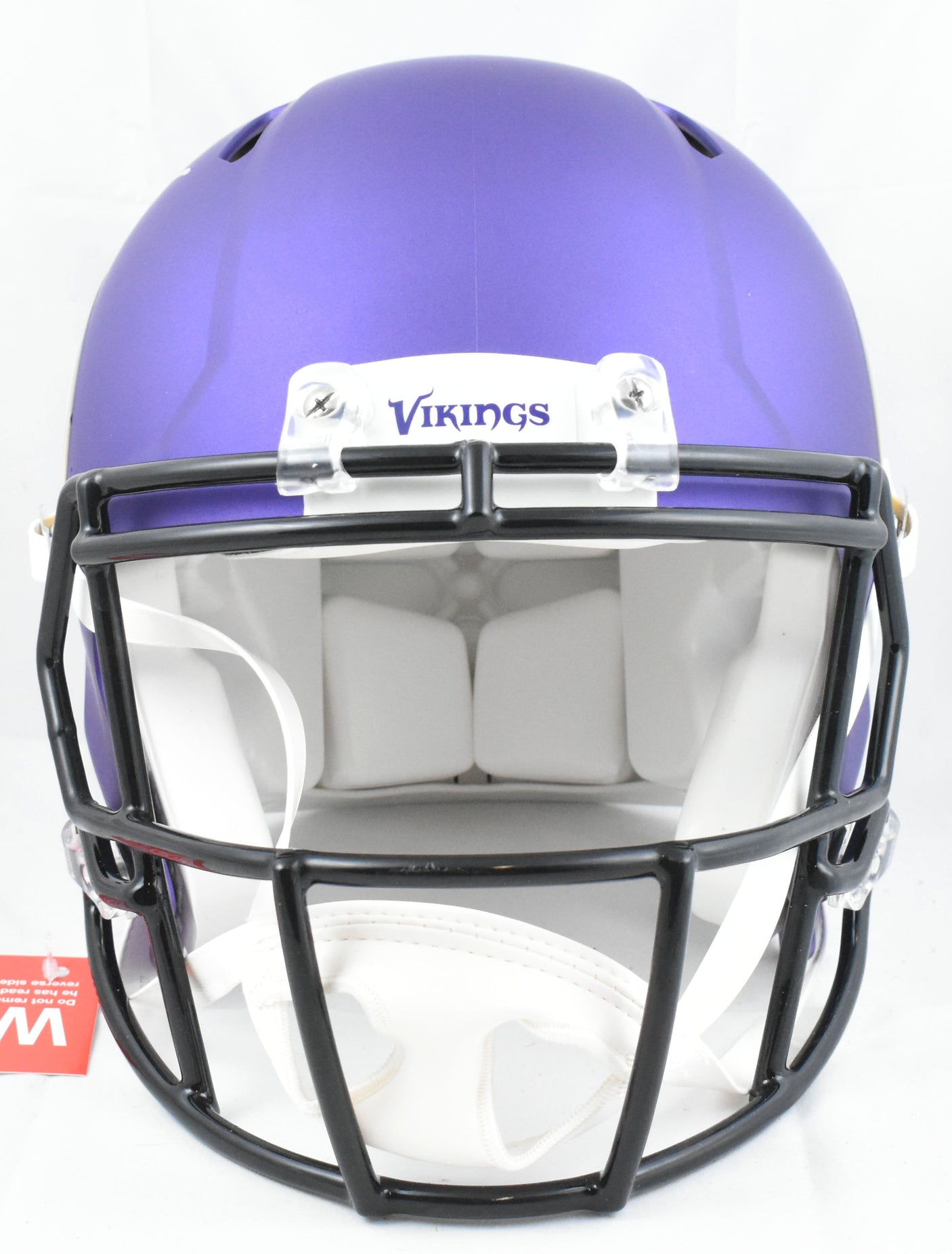 Justin Jefferson Signed Vikings F/S Speed Authentic Helmet-Beckett W Holo*Silver