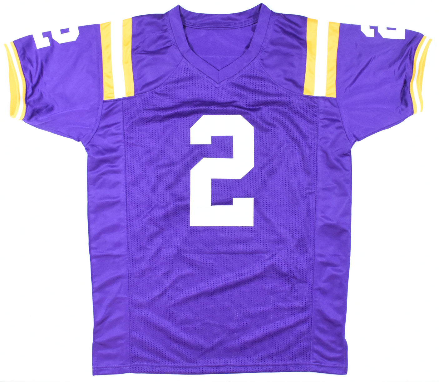 Justin Jefferson Autographed Purple College Style Jersey - Beckett W Hologram