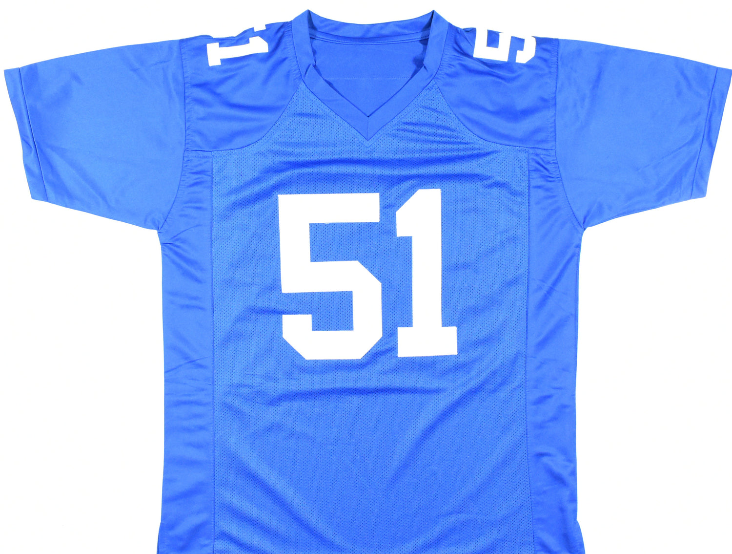 Abdul Carter Autographed Blue Pro Style Jersey - Beckett W Hologram