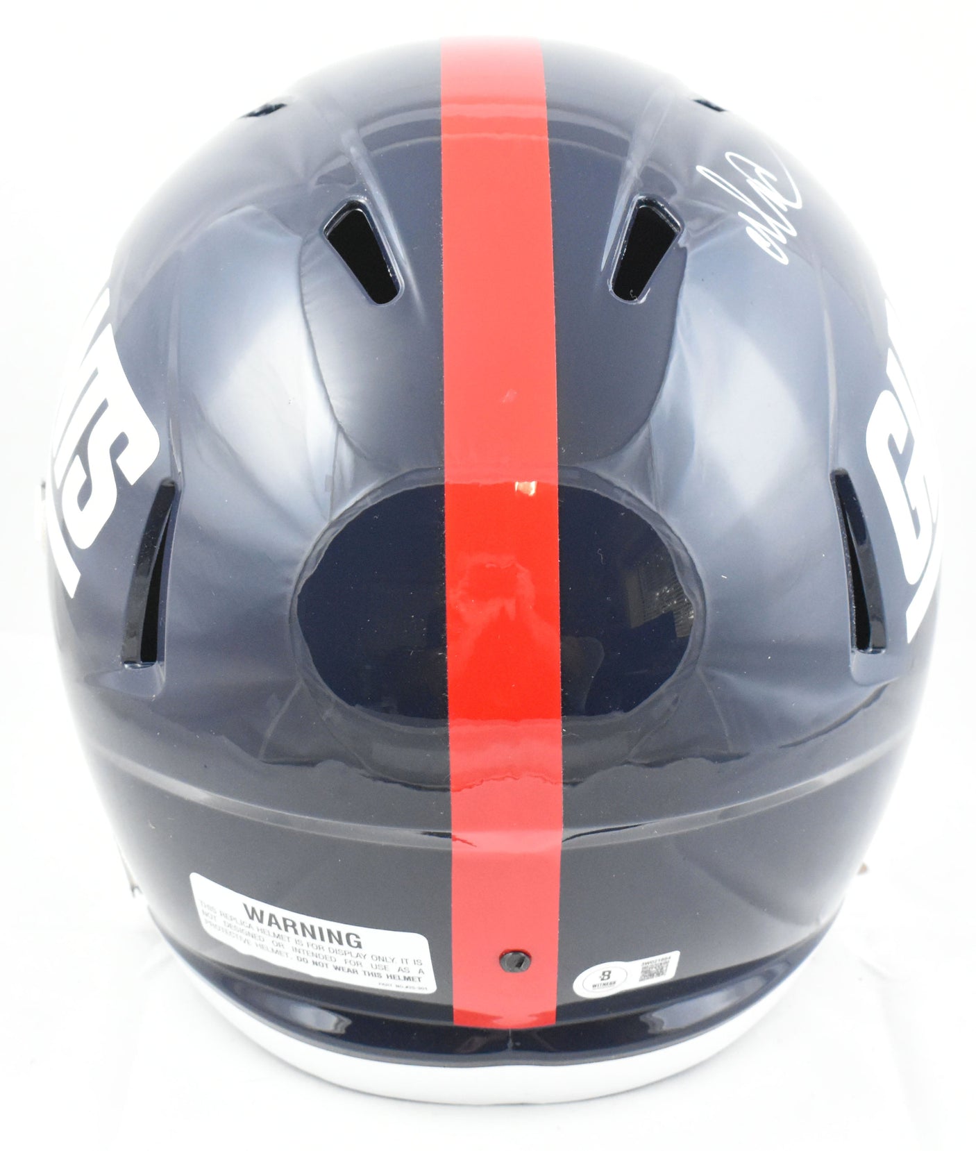 Abdul Carter Autographed New York Giants F/S Speed Helmet - Beckett W Hologram