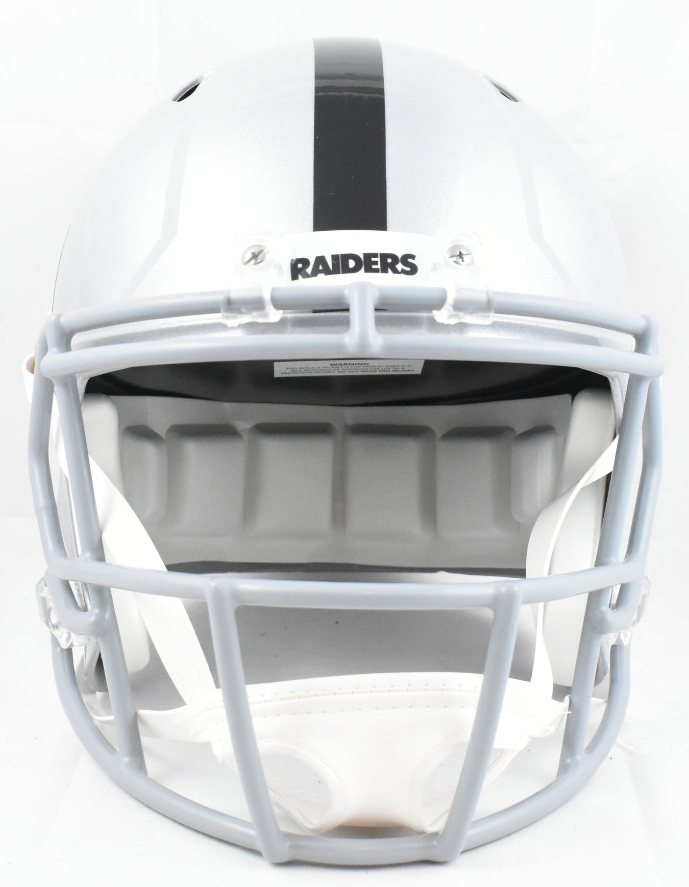 Geno Smith Autographed Las Vegas Raiders F/S Speed Helmet - Beckett W Hologram