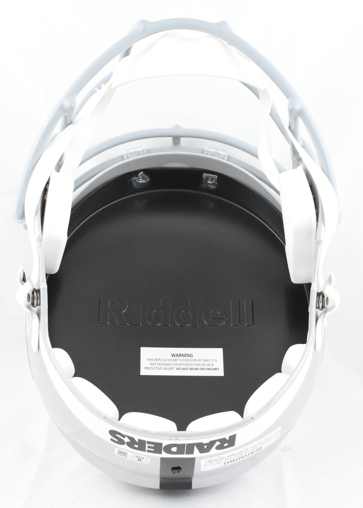 Geno Smith Autographed Las Vegas Raiders F/S Speed Helmet - Beckett W Hologram