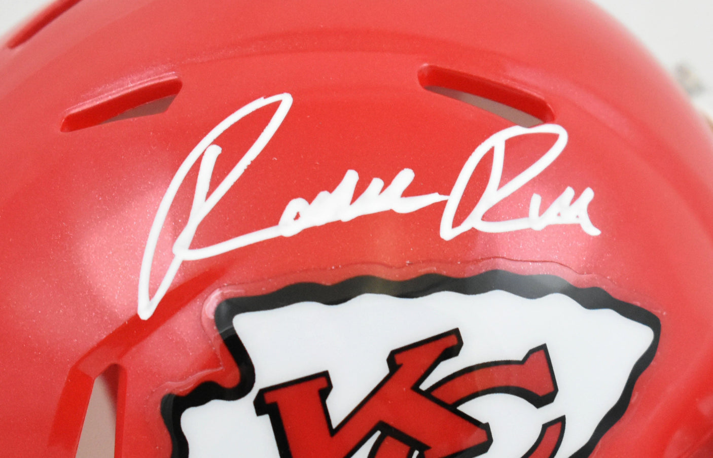 Rashee Rice Autographed Kansas City Chiefs Speed Mini Helmet - Beckett W Holo