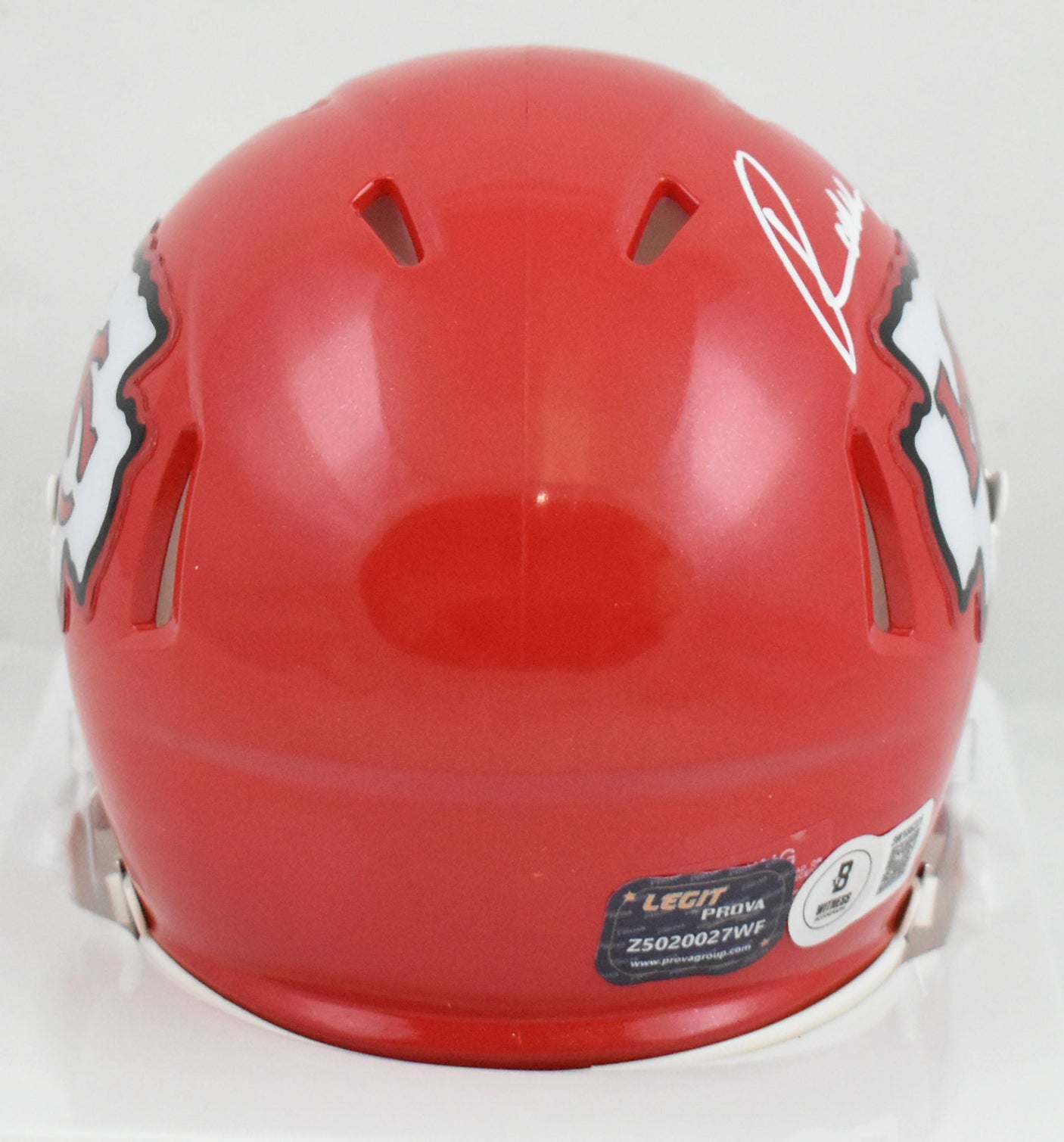 Rashee Rice Autographed Kansas City Chiefs Speed Mini Helmet - Beckett W Holo