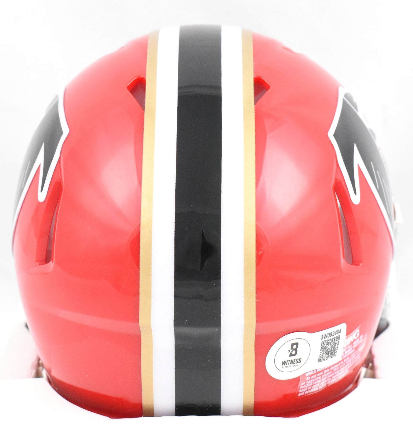 Julio Jones Signed Atlanta Falcons 66-69 Speed Mini Helmet - Beckett W Holo