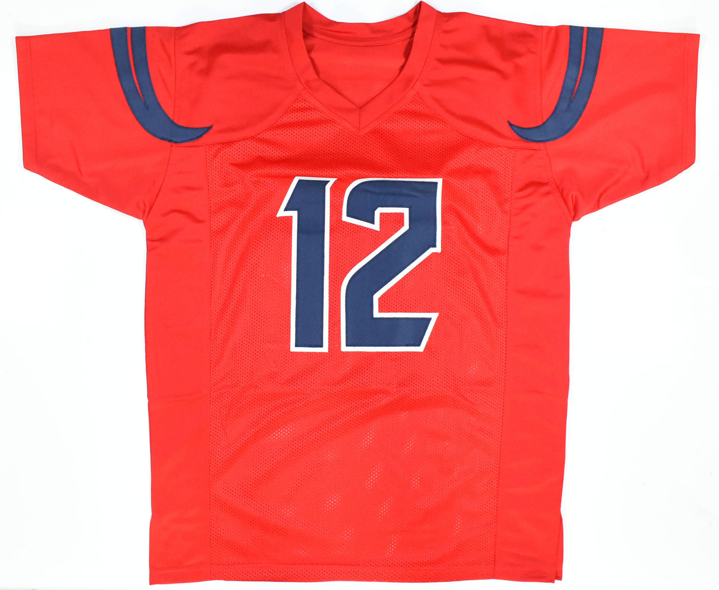 Nico Collins Autographed Red Pro Style Jersey - Beckett W Hologram *Silver