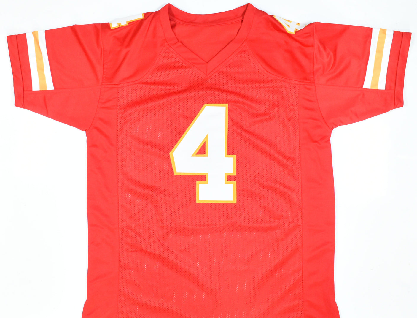 Rashee Rice Autographed Red Pro Style Jersey - Beckett W Hologram *Black