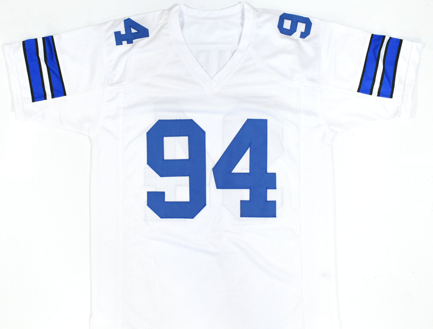 DeMarcus Ware Autographed White Pro Style Jersey - Beckett W Hologram *Silver