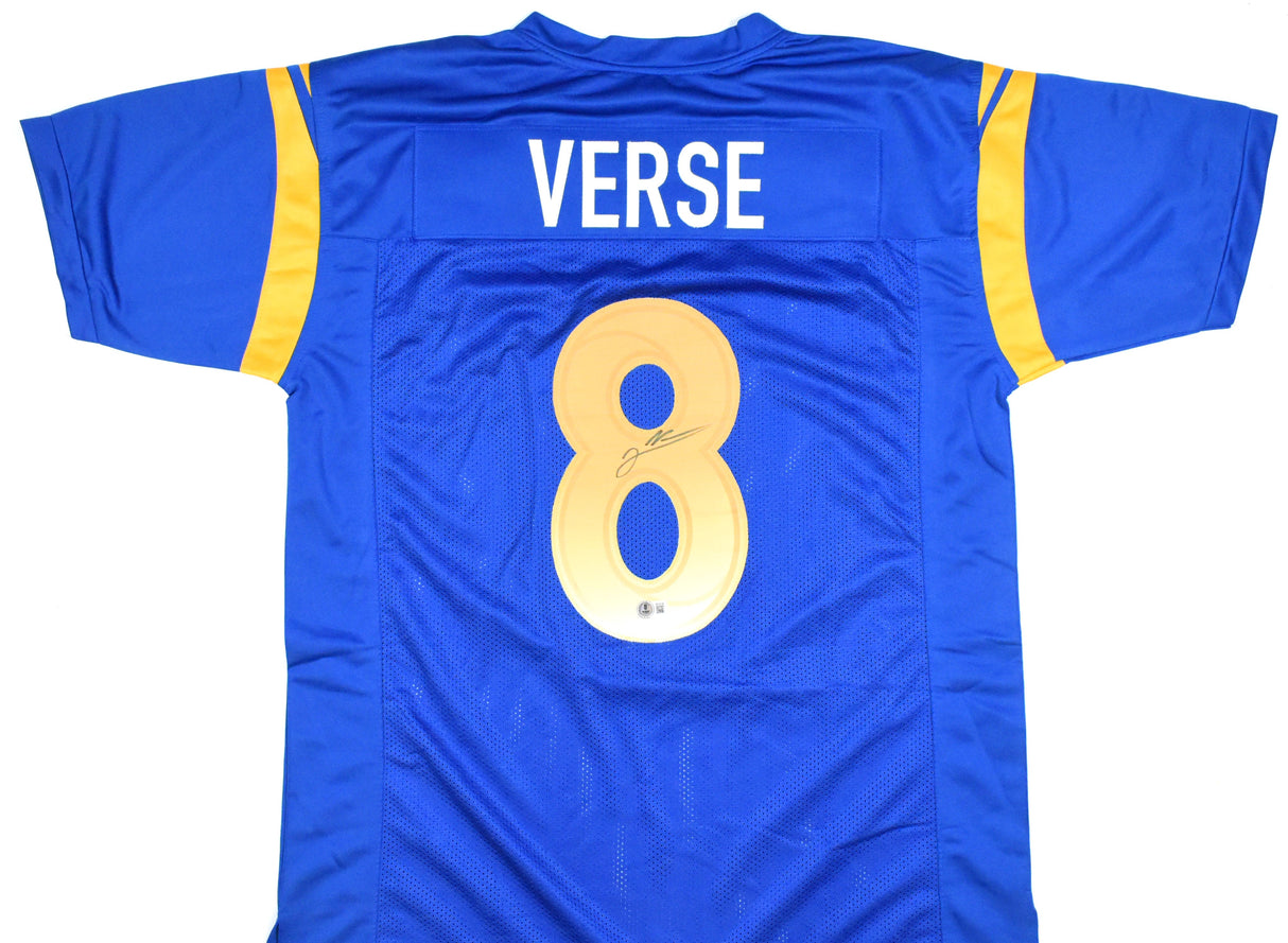 Jared Verse Autographed Blue Pro Style Jersey - Beckett W Hologram *Black