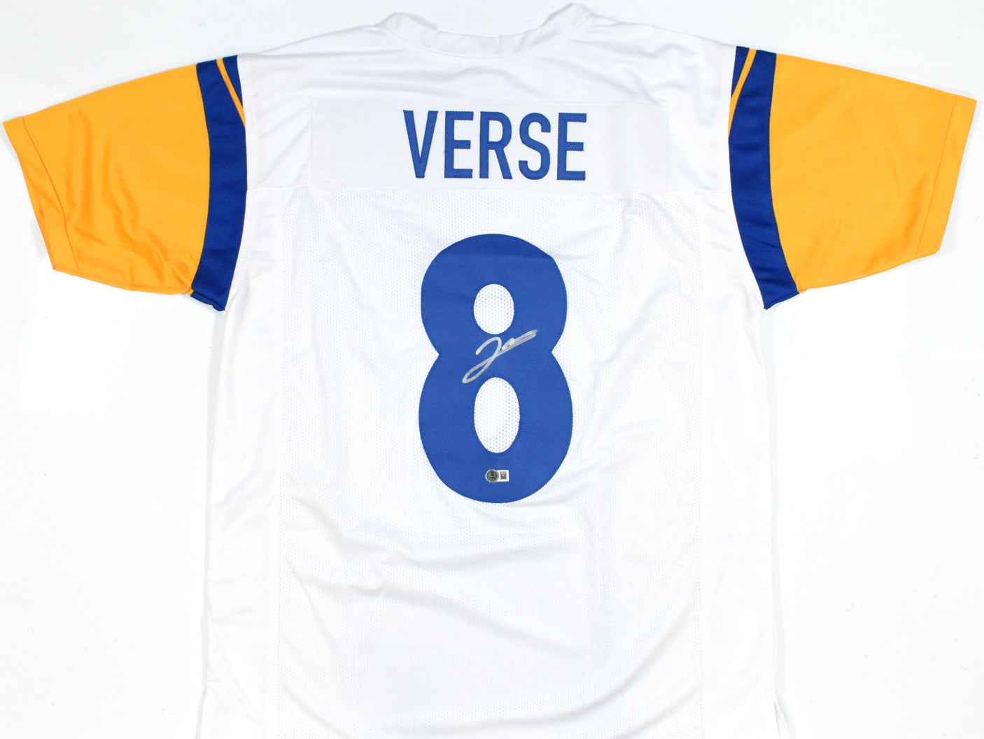 Jared Verse Autographed White Pro Style Jersey - Beckett W Hologram *Silver