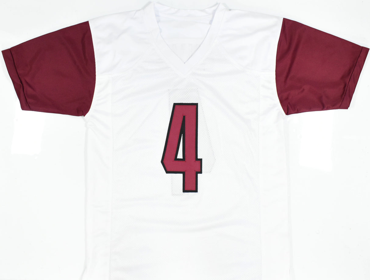 Frankie Luvu Autographed White Pro Style Jersey - Beckett W Hologram *Silver
