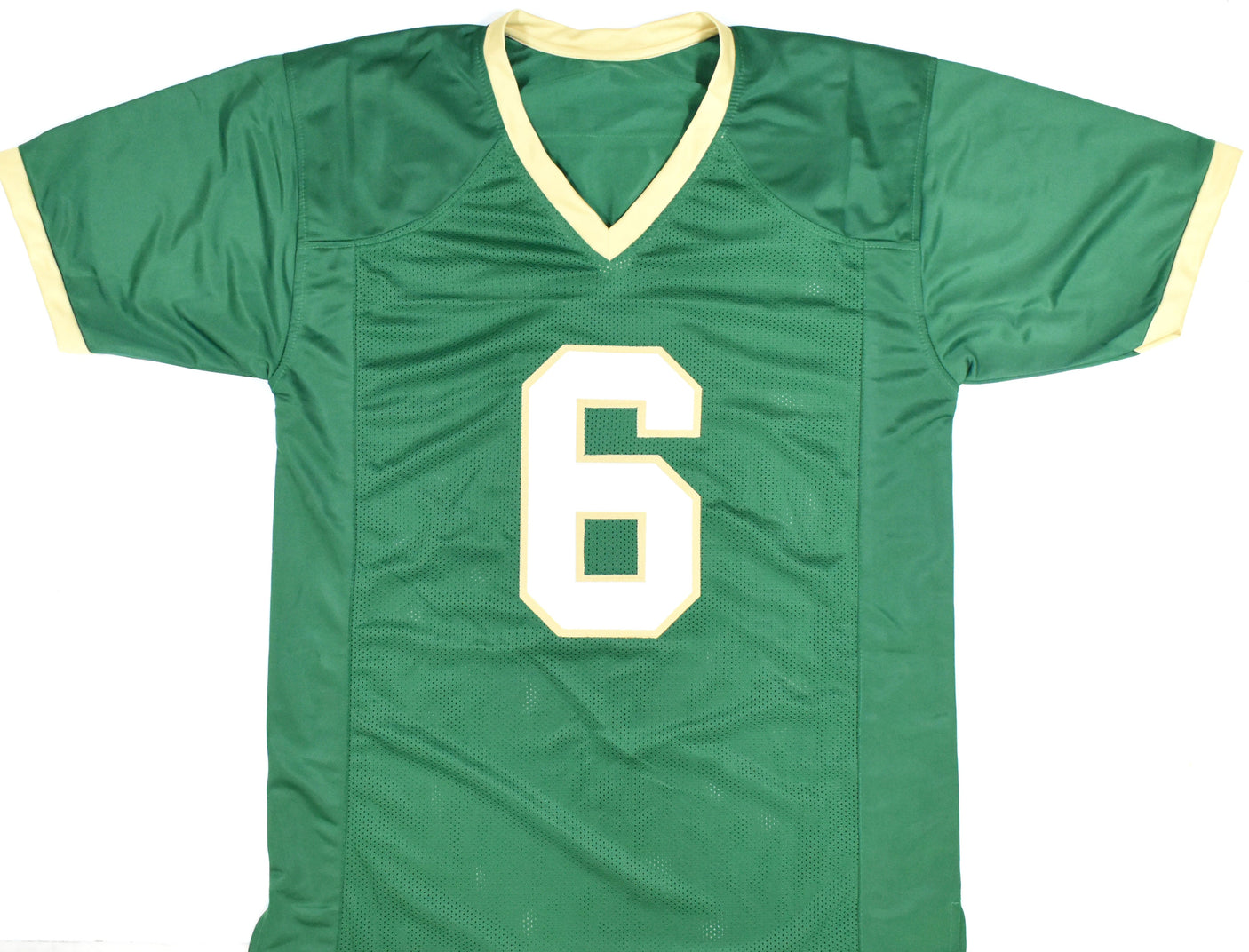 Jerome Bettis Autographed Green College Style Jersey - Beckett W Hologram *Black