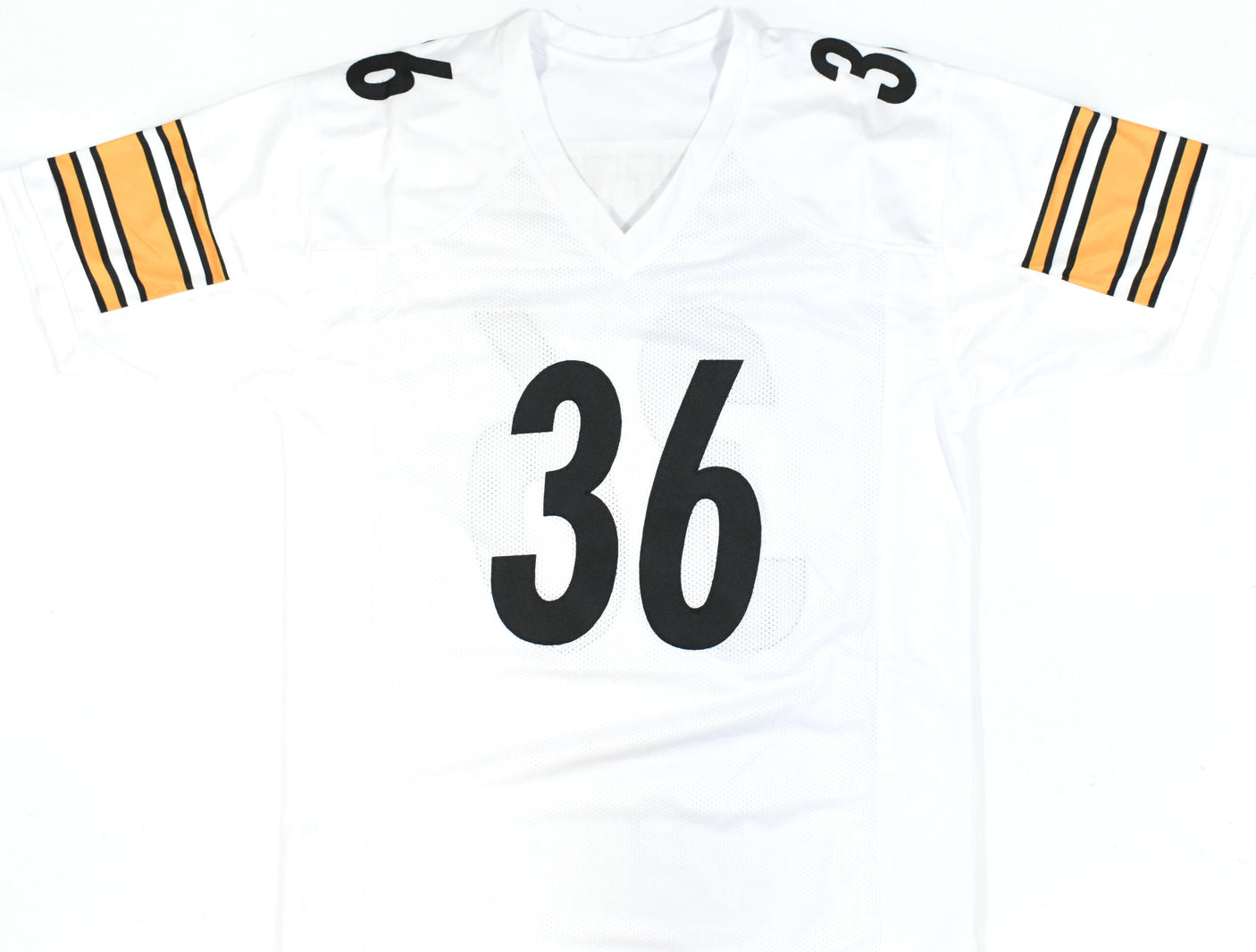 Jerome Bettis Autographed White Pro Style Jersey - Beckett W Hologram *Silver