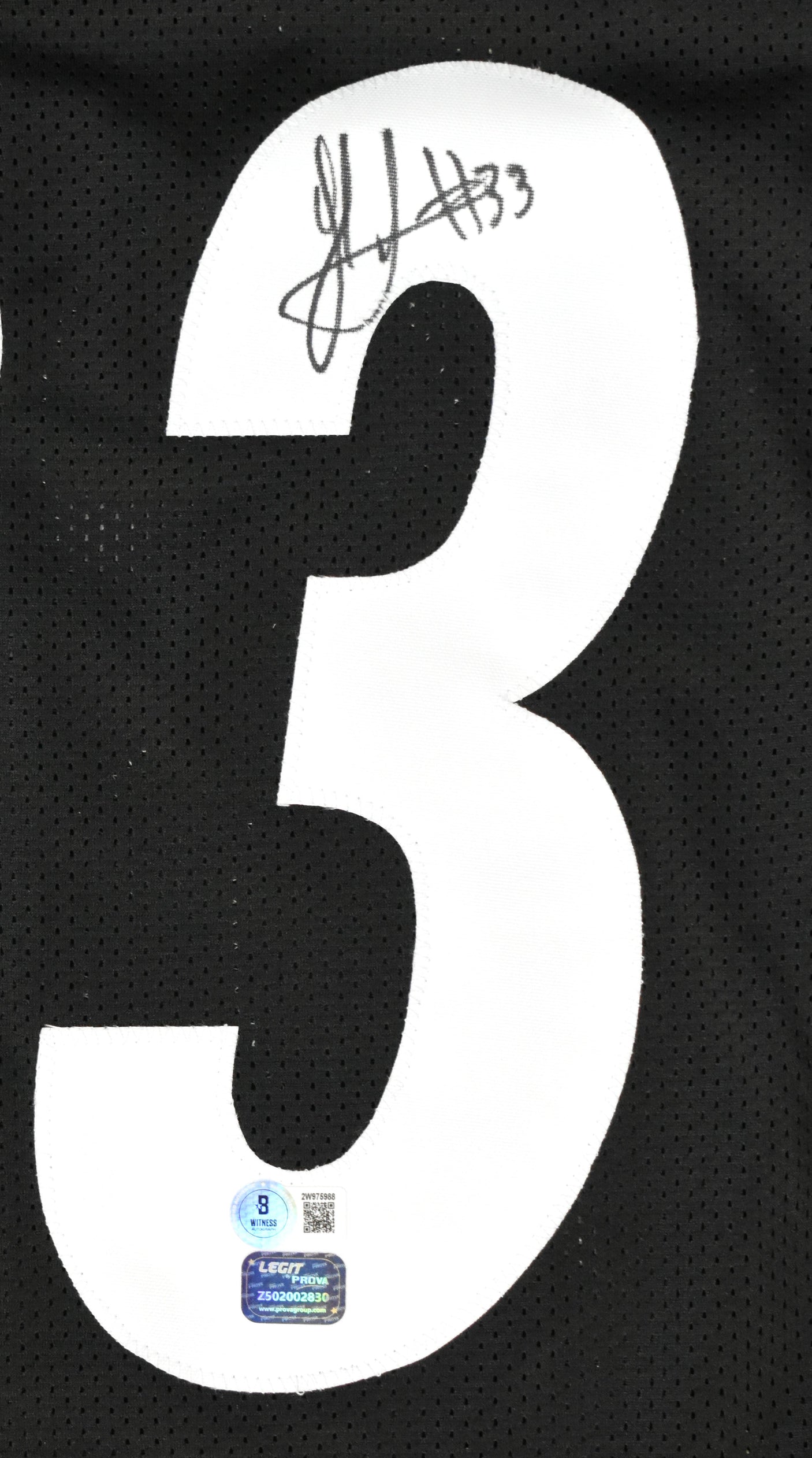 Jack Sawyer Autographed Black Pro Style Jersey - Beckett W Hologram *Black