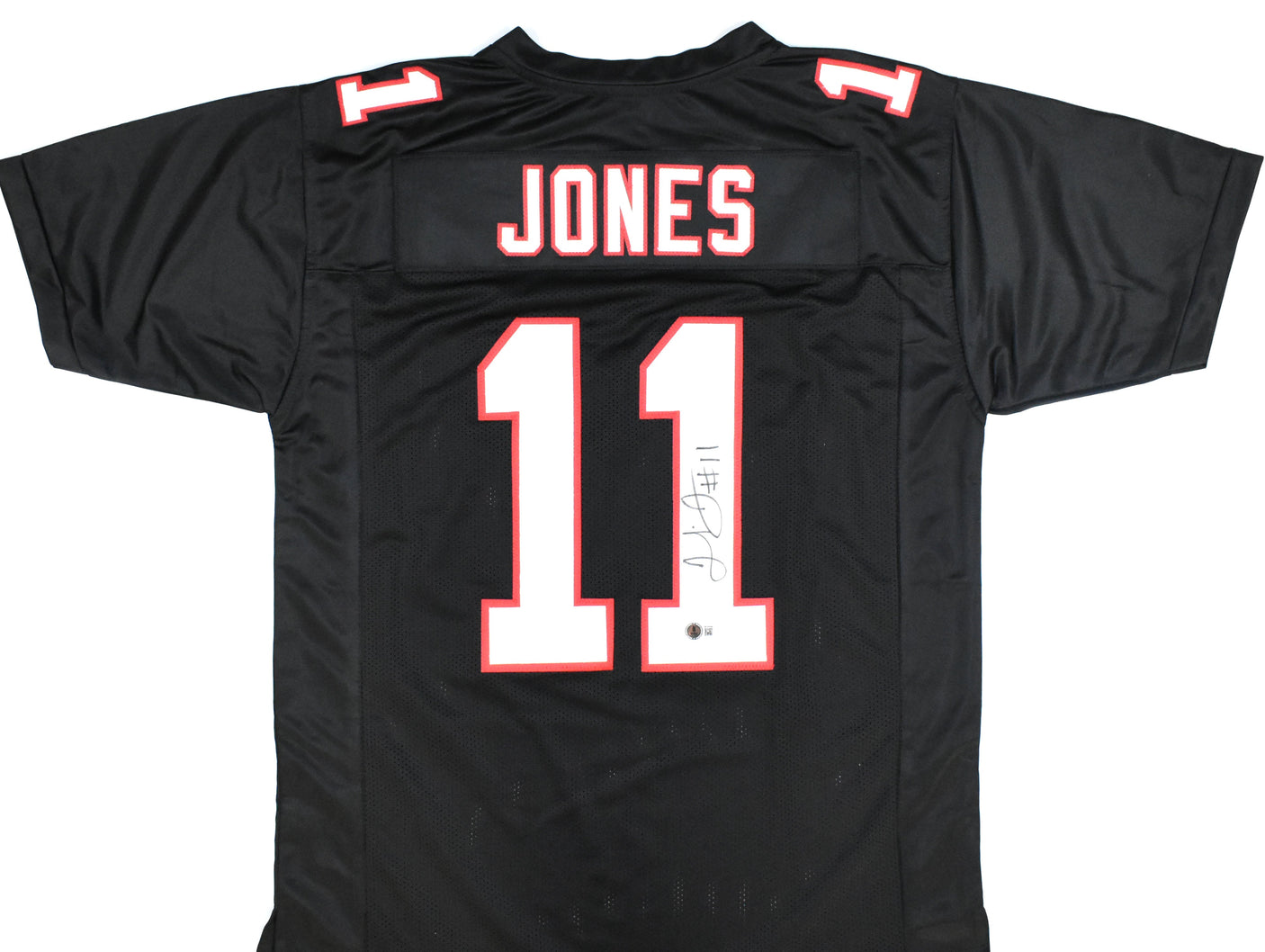 Julio Jones Autographed Black Pro Style Jersey - Beckett W Hologram *Black