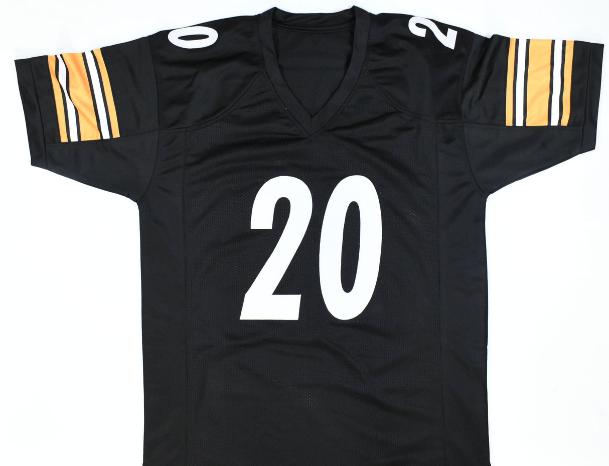 Kaleb Johnson Autographed Black Pro Style Jersey - Beckett W Hologram *Black