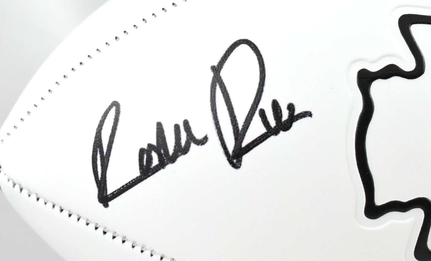 Rashee Rice Autographed Kansas City Chiefs Logo Football - Beckett W Hologram