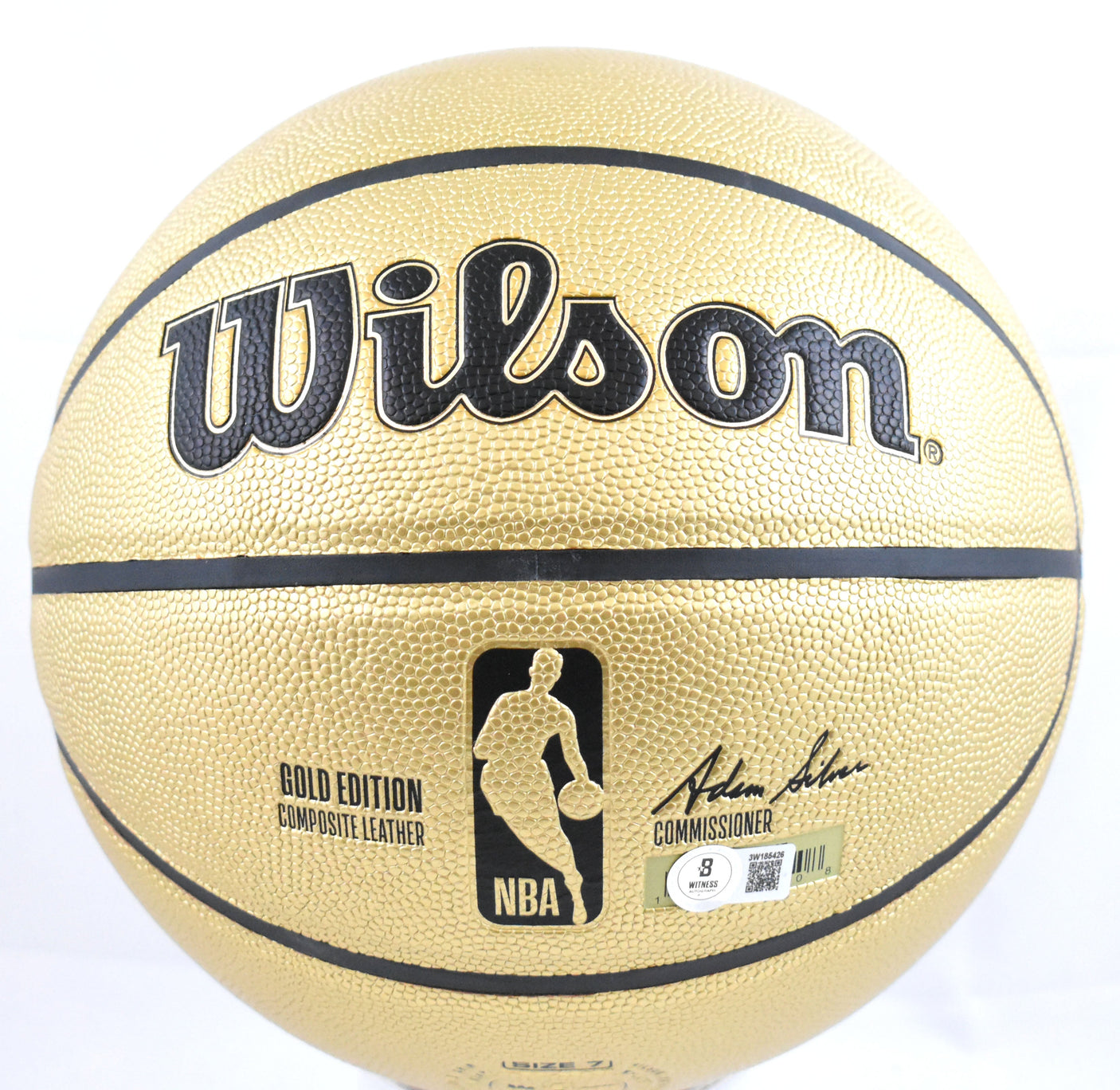 Julius Erving Autographed NBA Wilson Gold Edition Basketball - Beckett W Holo