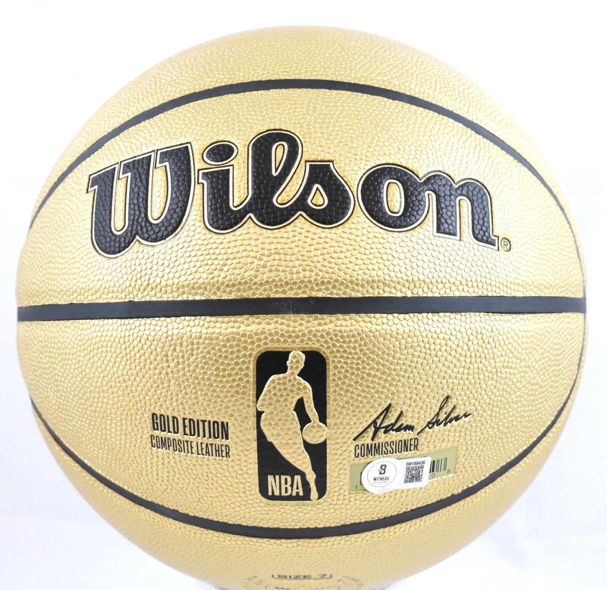 Julius Erving Autographed NBA Wilson Gold Edition Basketball - Beckett W Holo