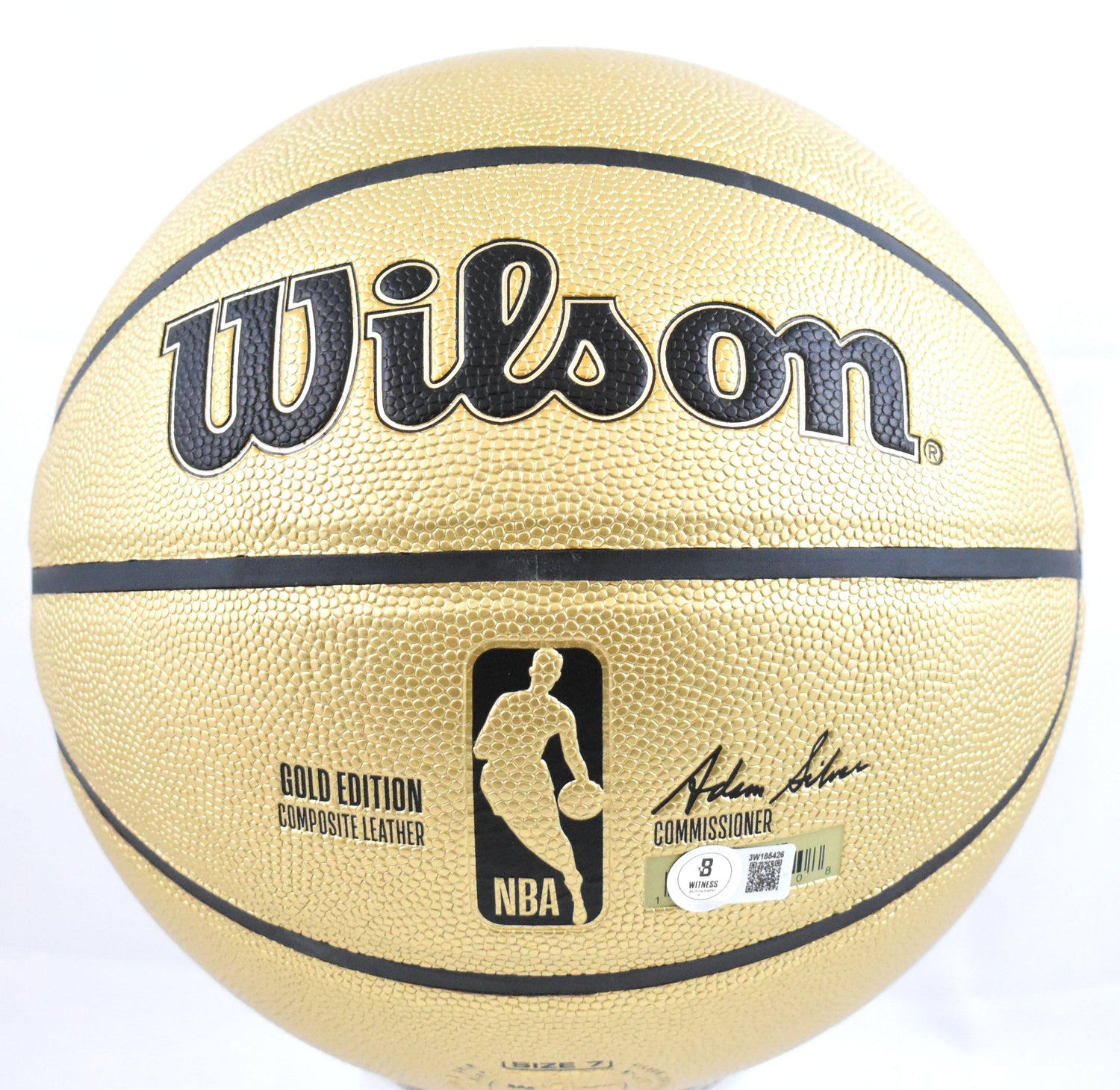 Julius Erving Autographed NBA Wilson Gold Edition Basketball - Beckett W Holo