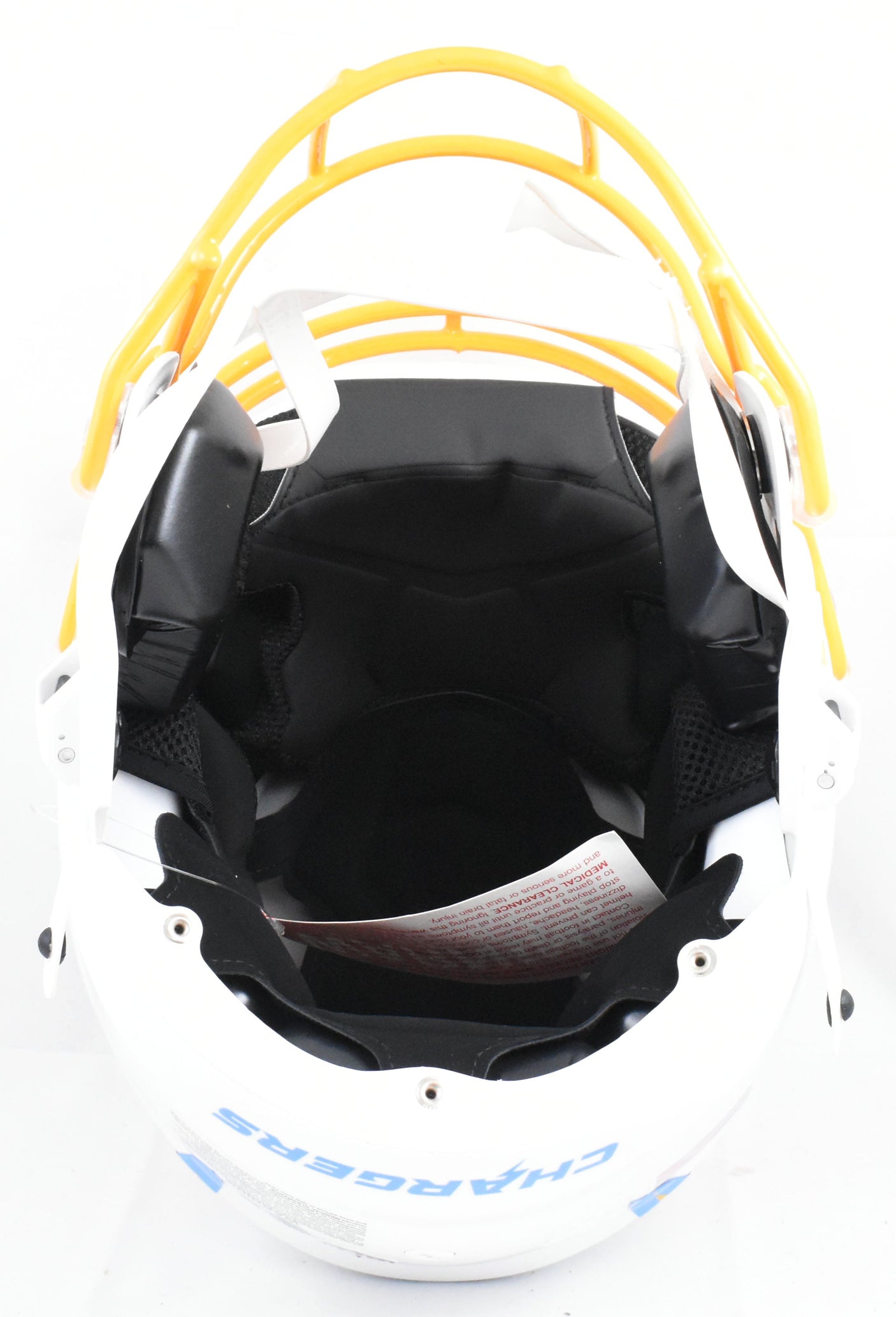 Omarion Hampton Autographed Chargers F/S Speed Flex Helmet - Beckett W Hologram