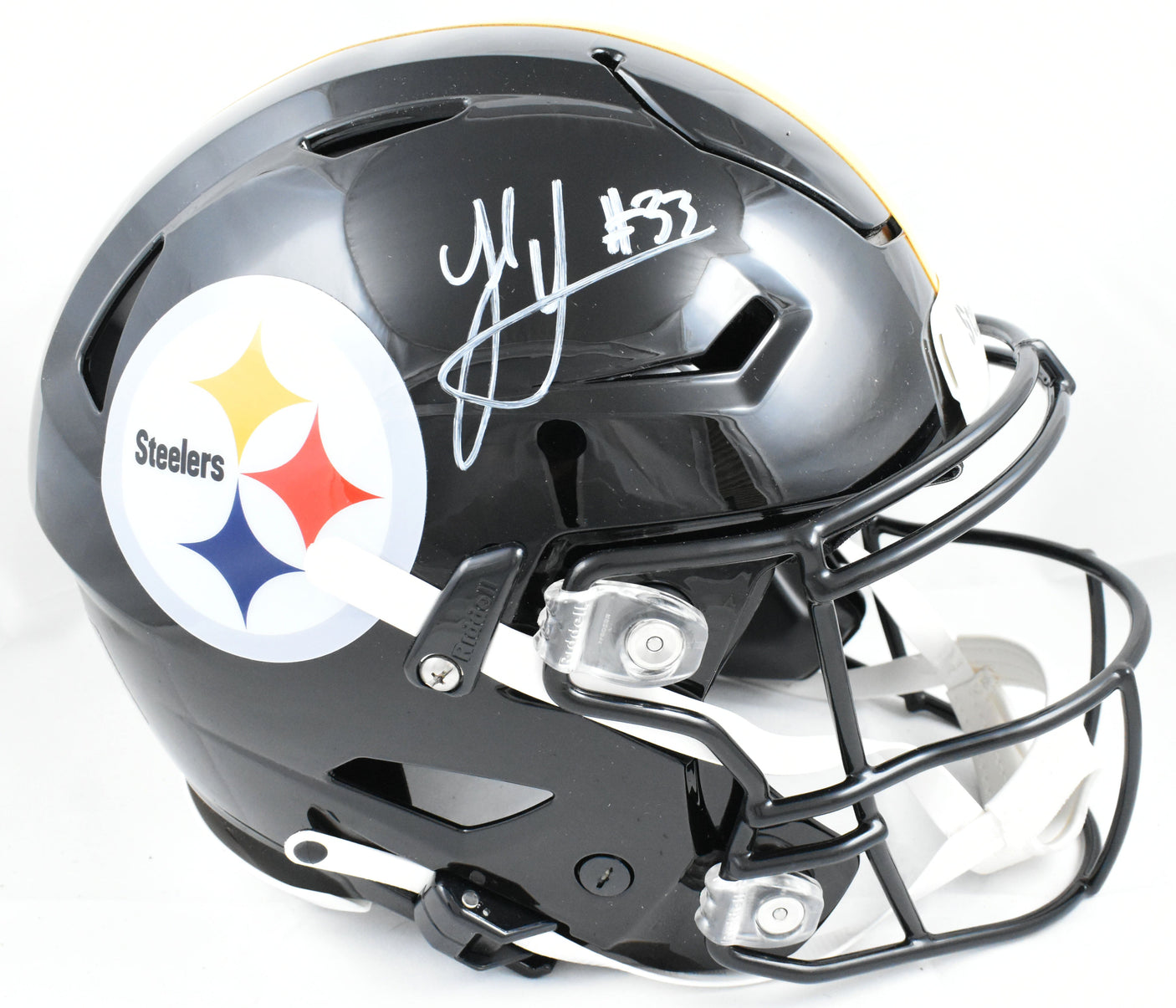 Jack Sawyer Autographed Pittsburgh Steelers F/S Speed Flex Helmet-Beckett W Holo