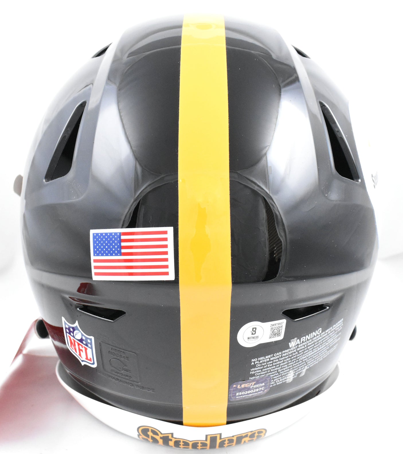Jack Sawyer Autographed Pittsburgh Steelers F/S Speed Flex Helmet-Beckett W Holo