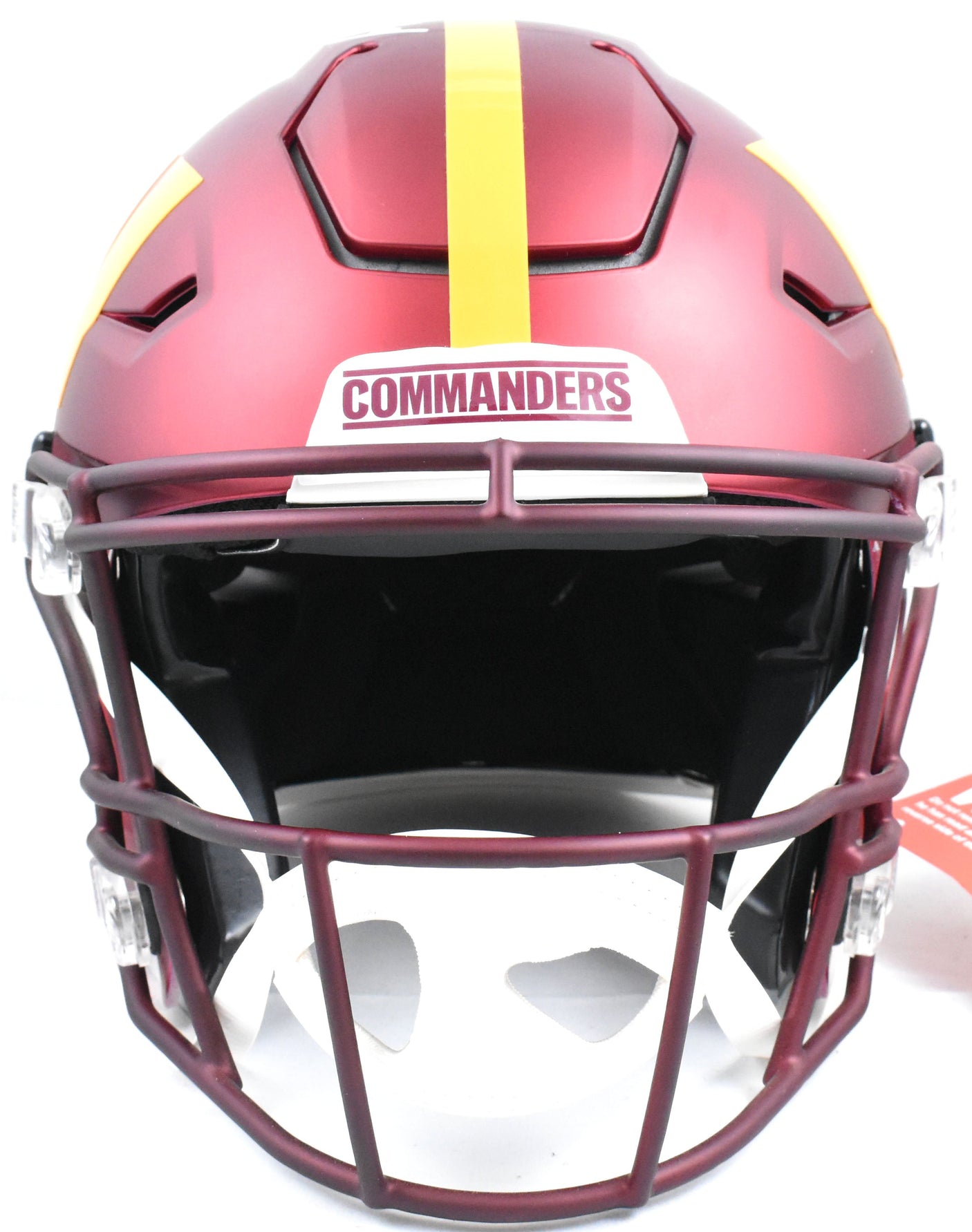 Frankie Luvu Signed Washington Commanders F/S Speed Flex Helmet - Beckett W Holo