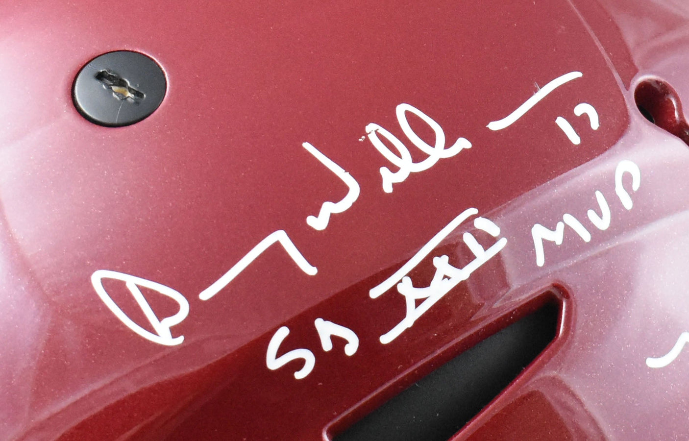 Riggins D. Williams Mark Rypien Signed F/S Speed Flex Helmet - Beckett W