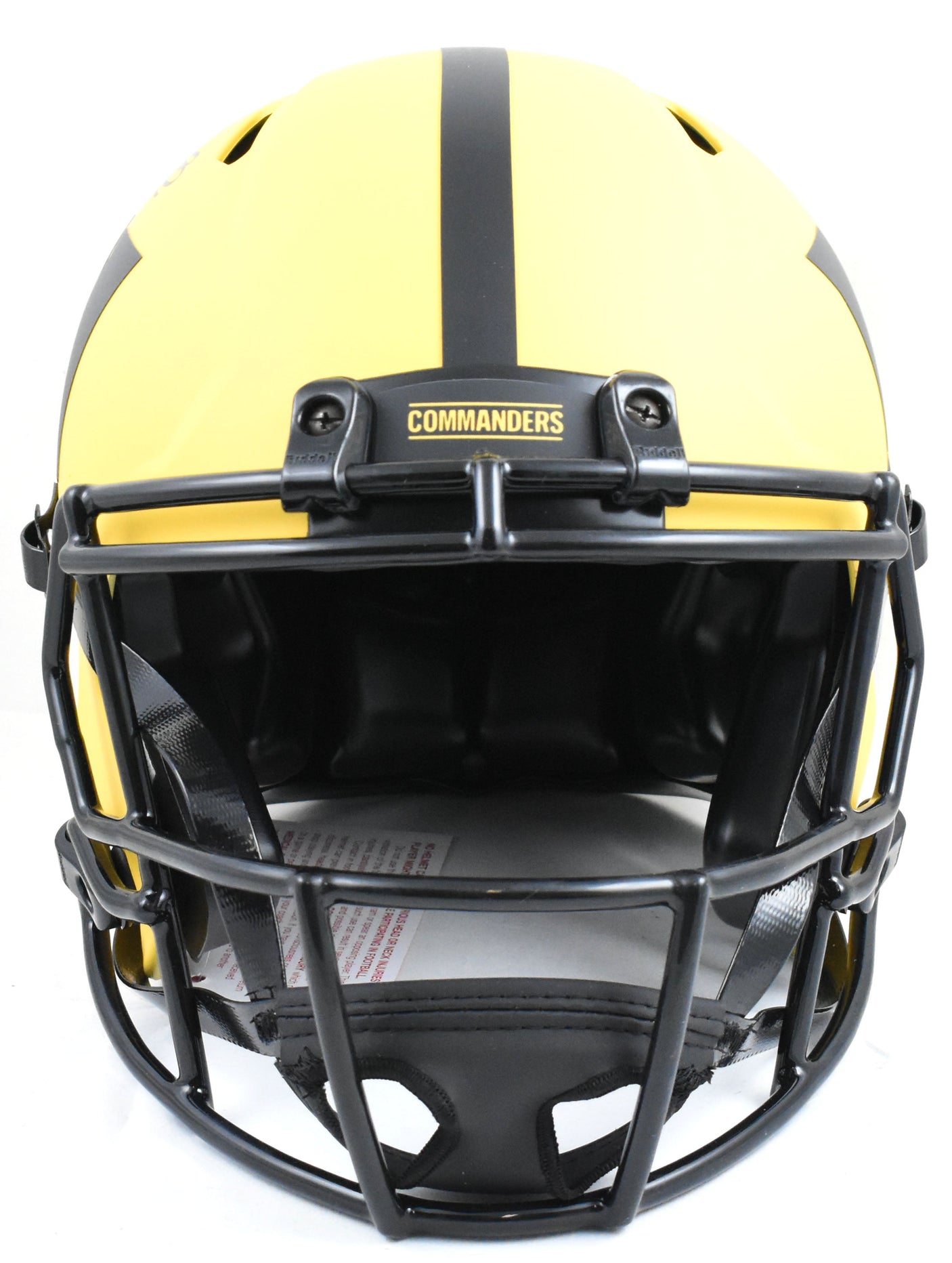 Brian Robinson Jr. Signed Commanders F/S Rave Speed Authentic Helmet - Beckett W