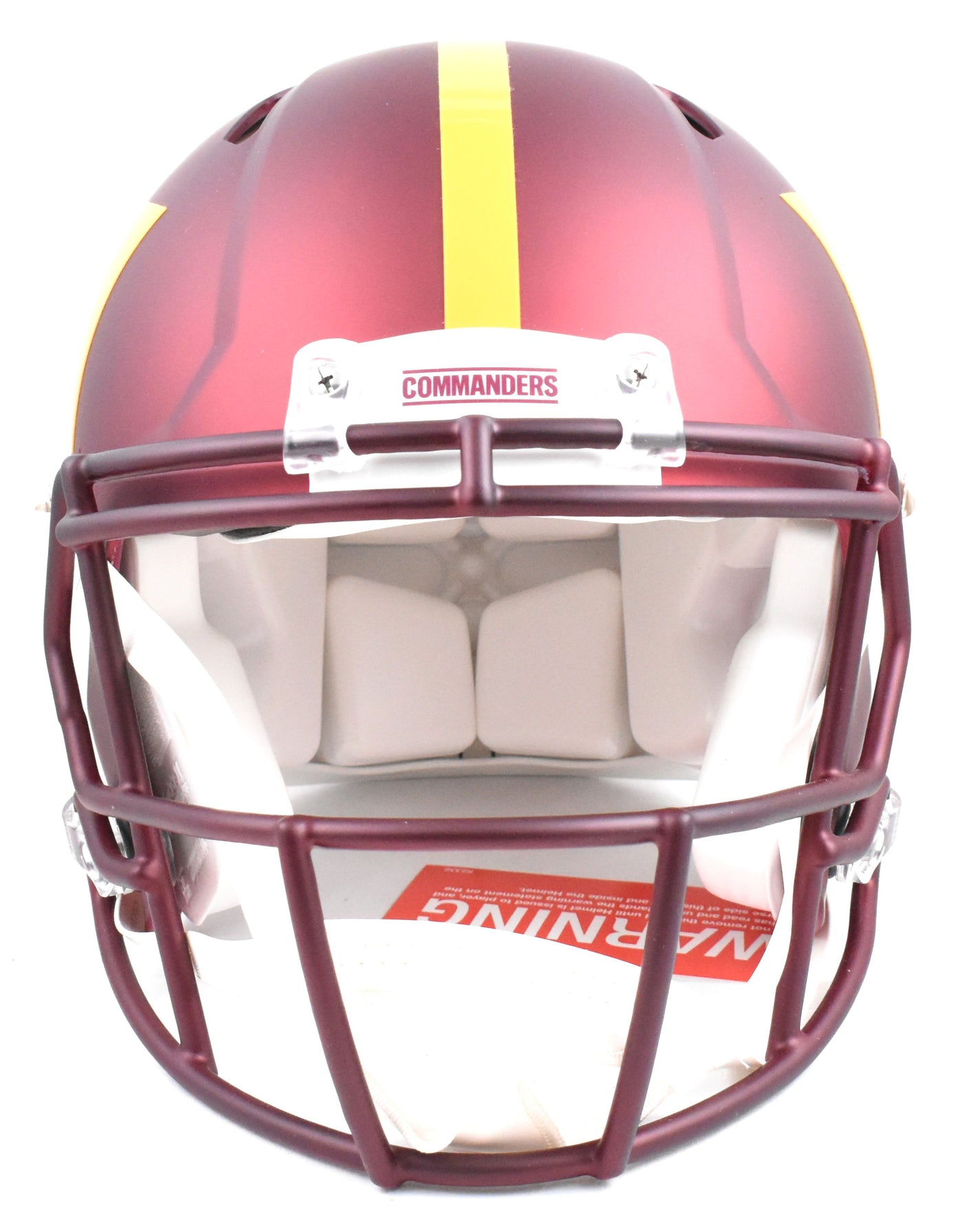 Brian Robinson Jr. Autographed Commanders F/S Speed Authentic Helmet - Beckett W