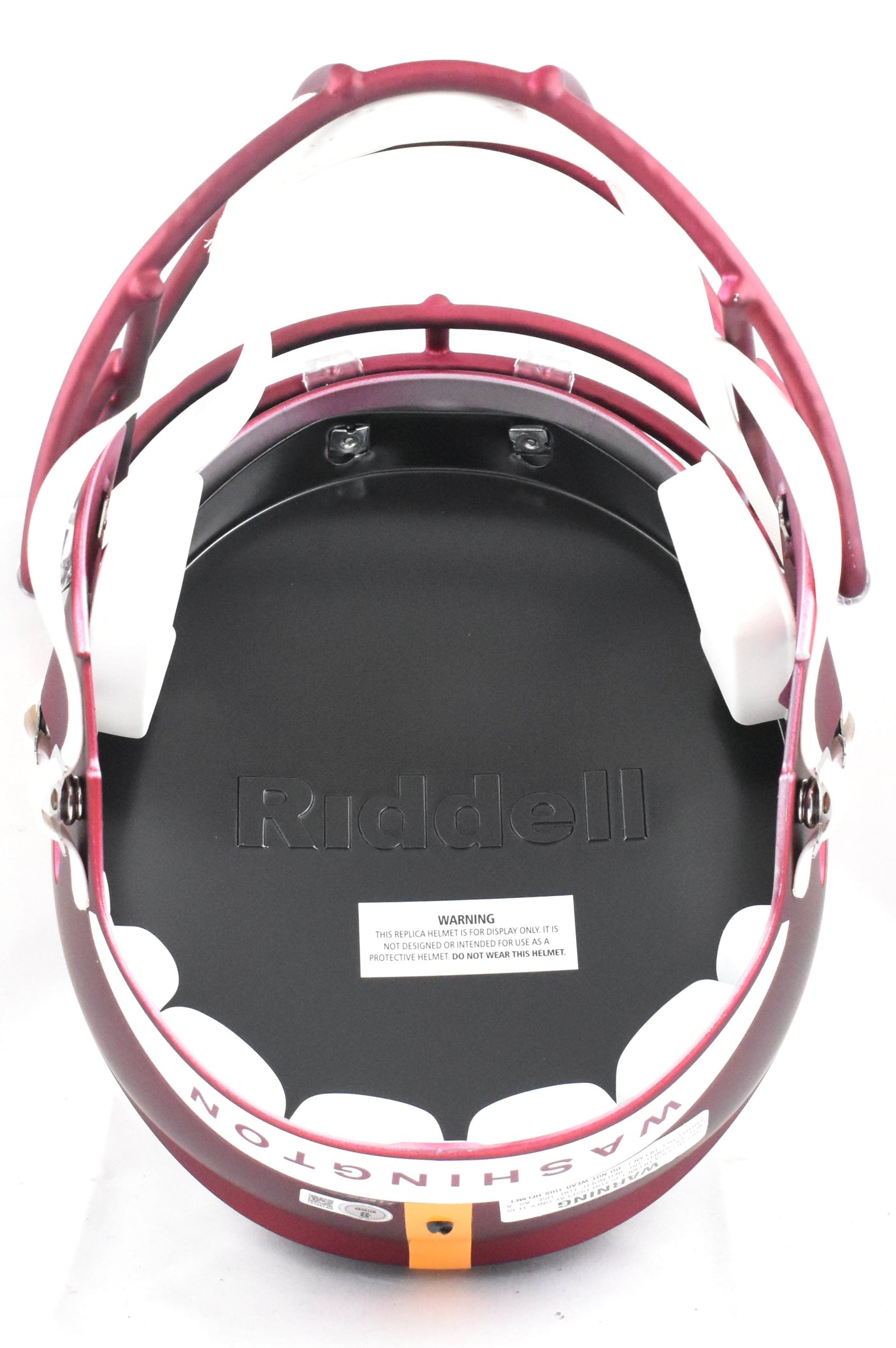 Brian Robinson Jr. Autographed Commanders F/S Speed Helmet - Beckett W Hologram