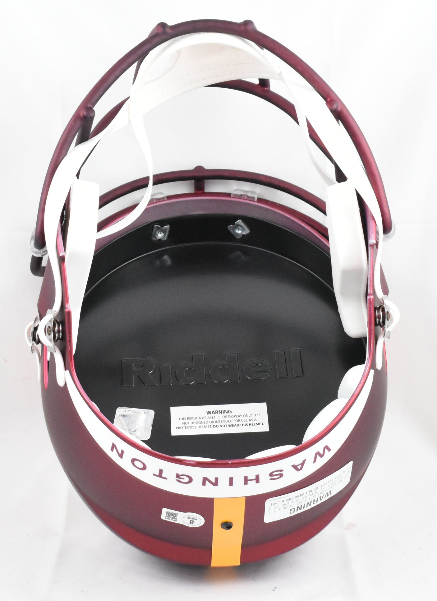 Terry McLaurin Autographed Commanders F/S Speed Helmet - Beckett W Hologram