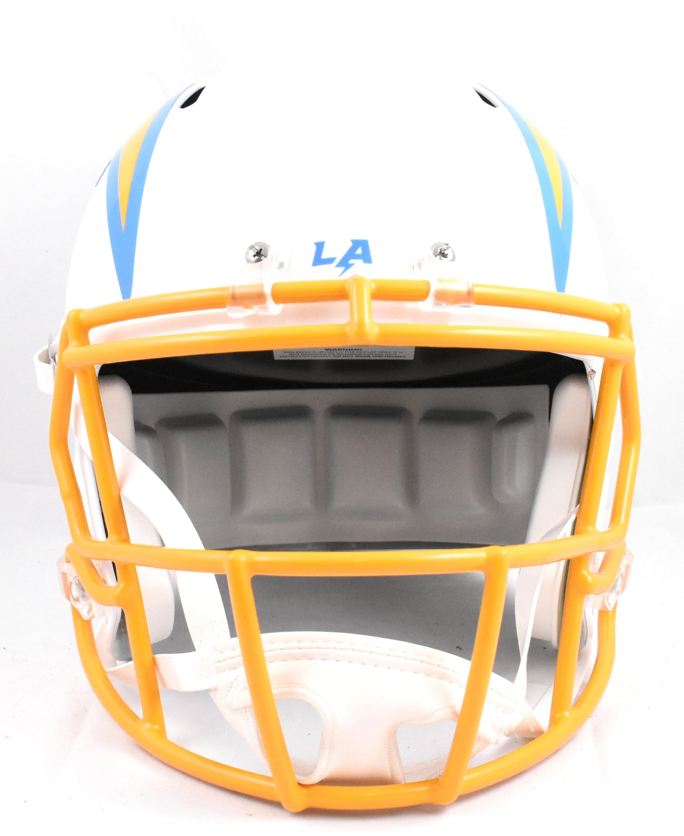 Omarion Hampton Autographed Los Angeles Chargers F/S Speed Helmet-Beckett W Holo