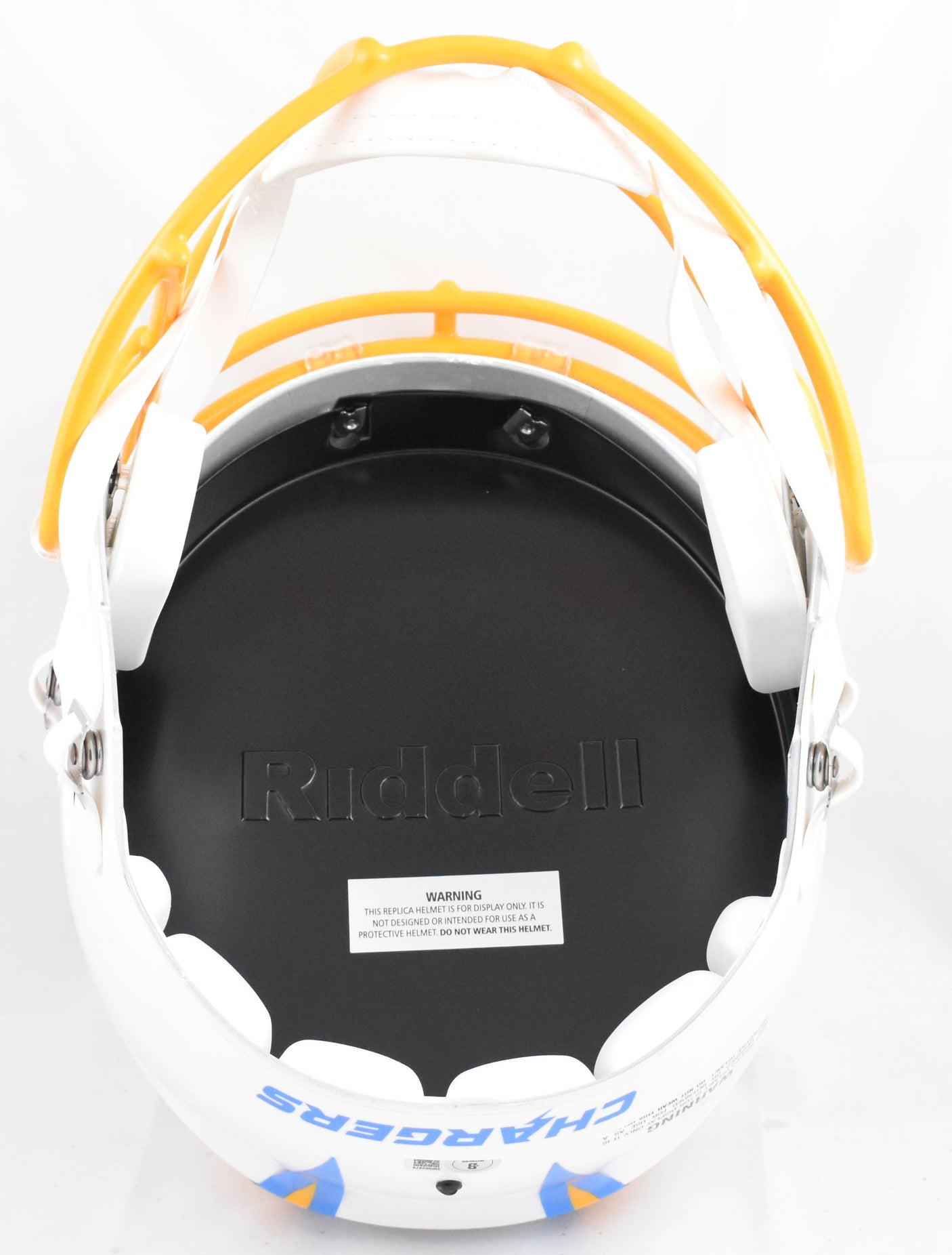 Omarion Hampton Autographed Los Angeles Chargers F/S Speed Helmet-Beckett W Holo