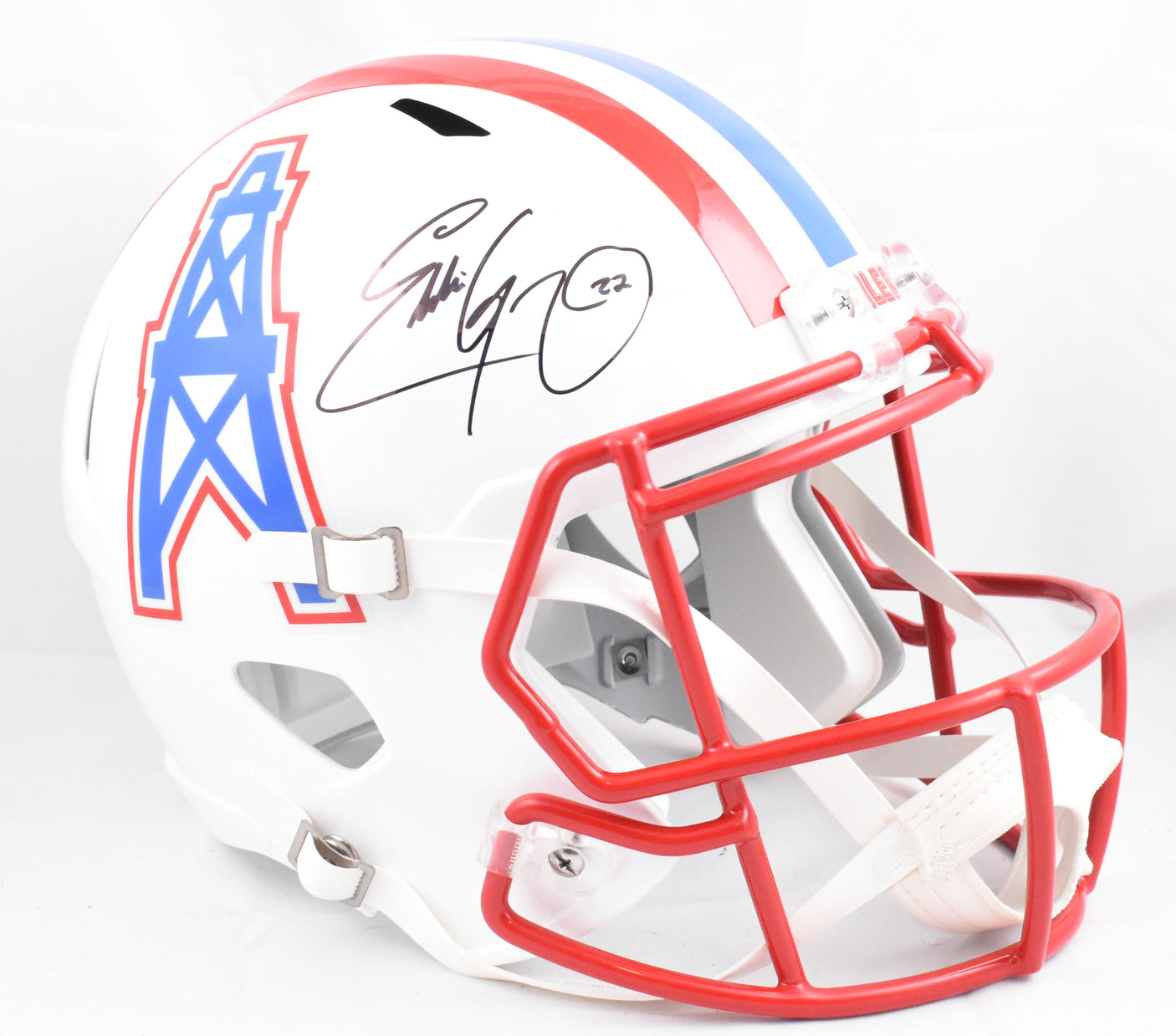 Eddie George Autographed Houston Oilers F/S Speed Helmet - Fanatics