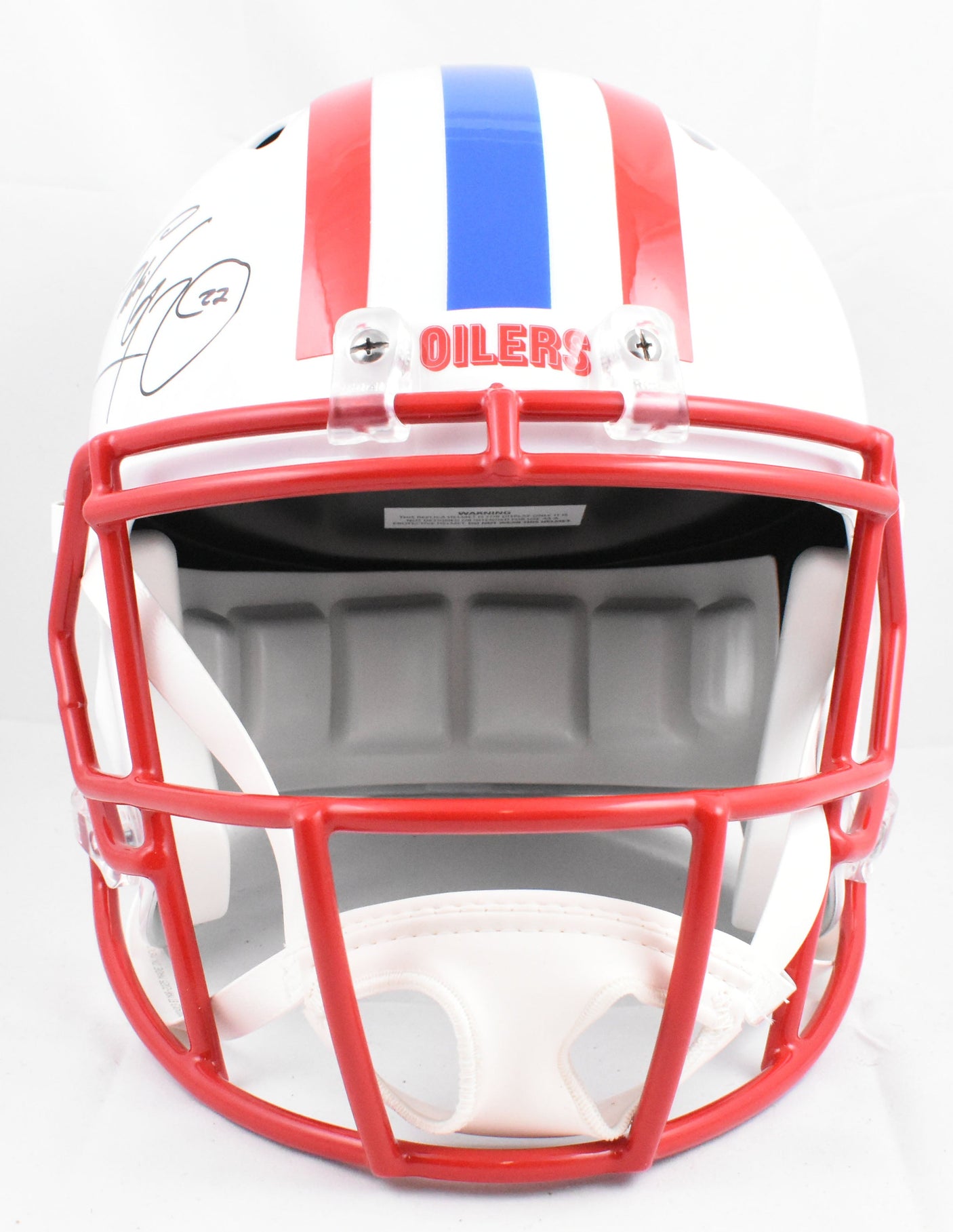 Eddie George Autographed Houston Oilers F/S Speed Helmet - Fanatics