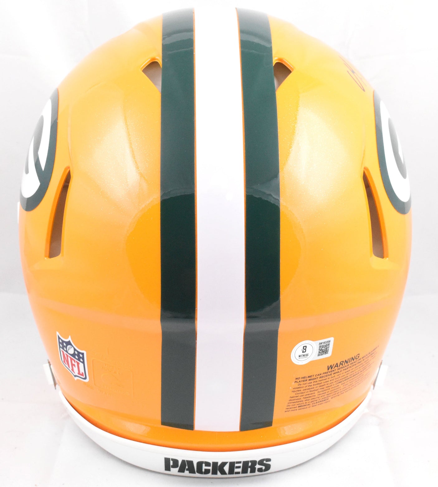 Matthew Golden Autographed Packers F/S Speed Authentic Helmet - Beckett W Holo