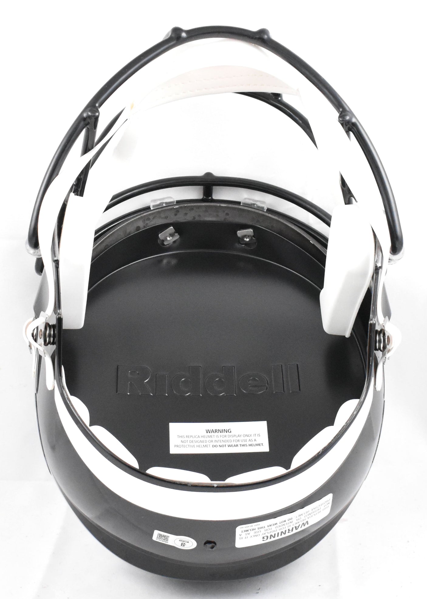 Julio Jones Autographed Atlanta Falcons F/S Speed Helmet -Beckett W Holo*Silver