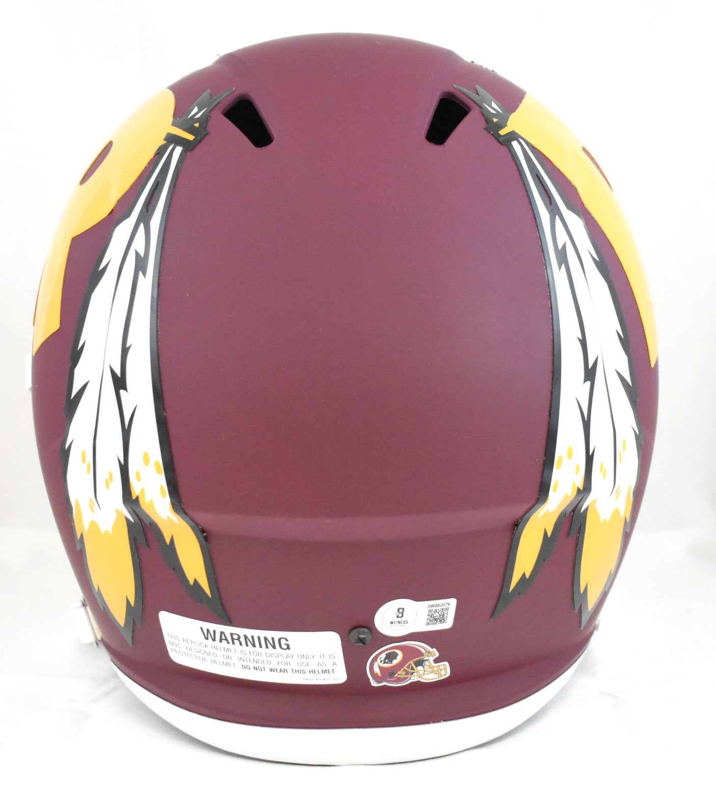 Darrell Green Autographed Redskins F/S Amp Speed Helmet - Beckett W Hologram