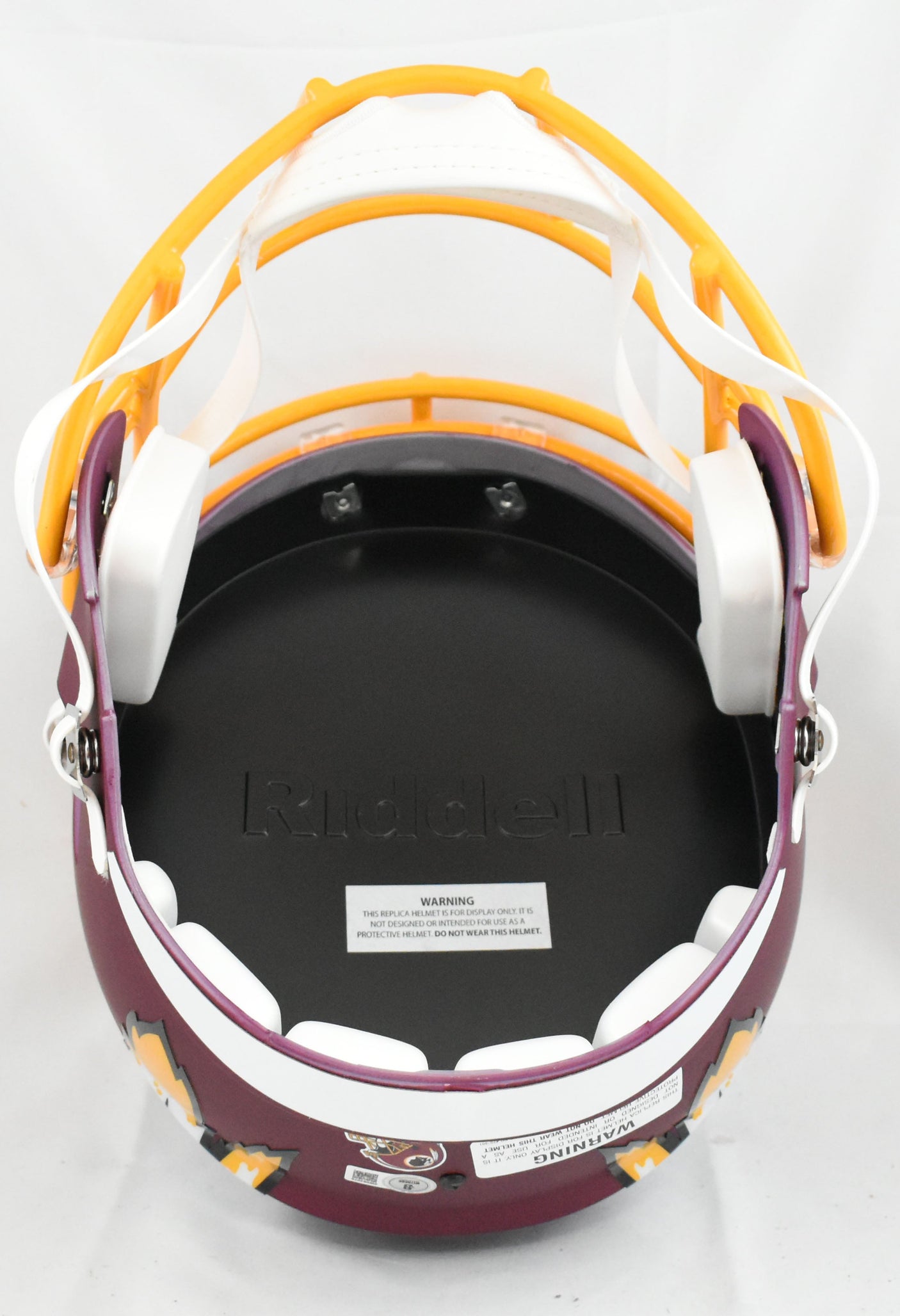 Darrell Green Autographed Redskins F/S Amp Speed Helmet - Beckett W Hologram