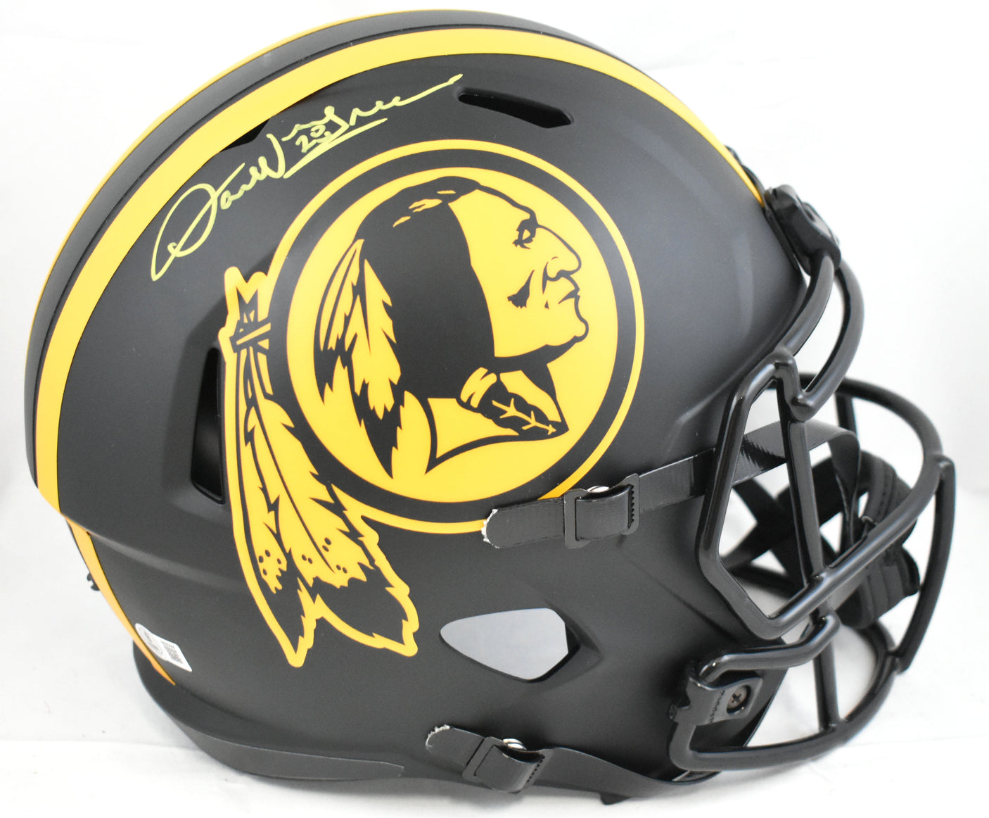 Darrell Green Autographed Redskins F/S Eclipse Speed Helmet - Beckett W Hologram
