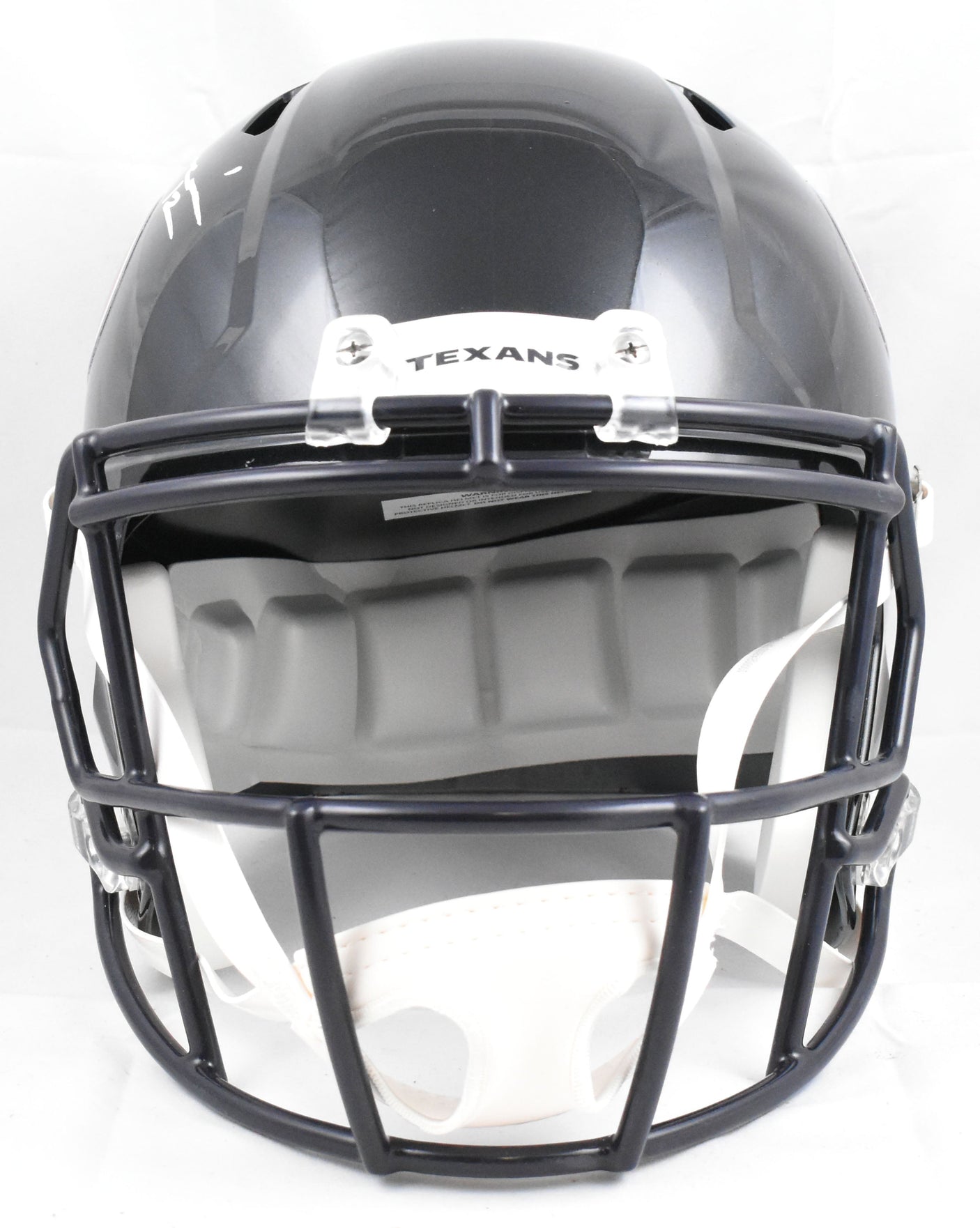 Nico Collins Autographed Houston Texans F/S Speed Helmet- Beckett W Holo *White