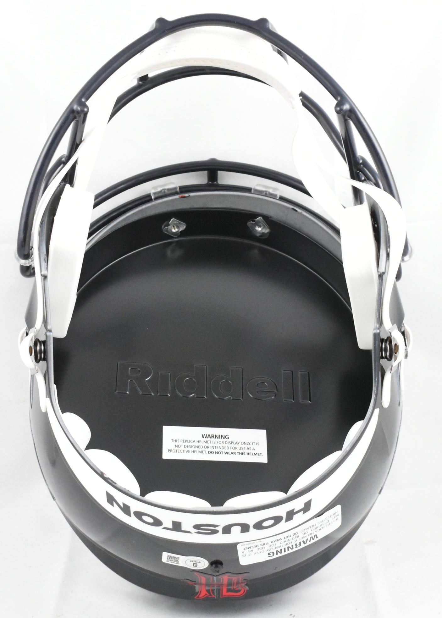 Nico Collins Autographed Houston Texans F/S Speed Helmet- Beckett W Holo *White