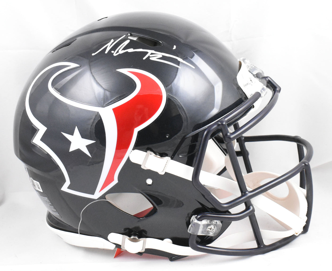 Nico Collins Signed Houston Texans F/S Speed Authentic Helmet - Beckett W Holo